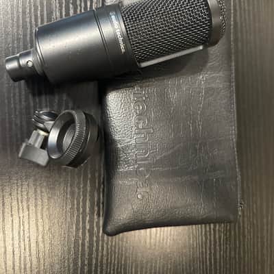 Audio-Technica AT2020 Large Diaphragm Cardioid Condenser Microphone 2010s - Black
