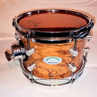 MARTIAL PERCUSSION BUBINGA/MAPLE/BUBINGA 7 PC. DRUM KIT SHELL PACK - FREE SHIP TO C-USA! image 14