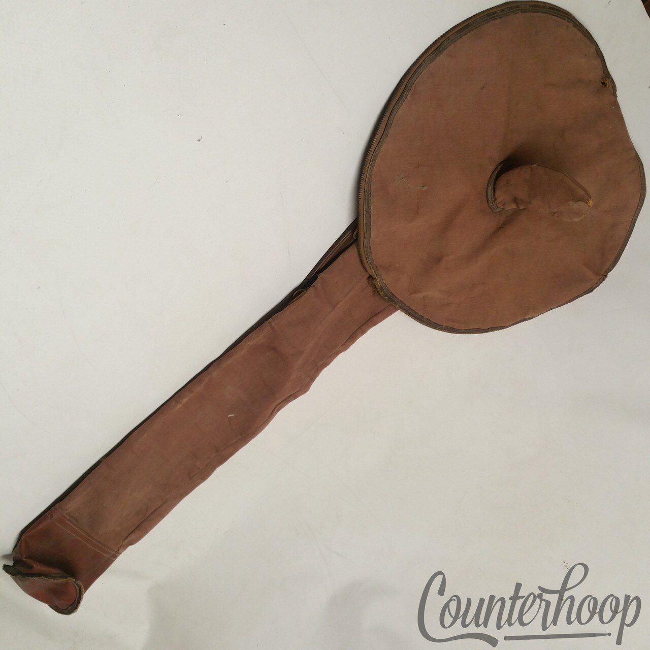 Ludwig Low-Boy Hi-Hats Cymbals Stand Case Canvas Soft Shell Fabric Vintage 20s* — main photograph