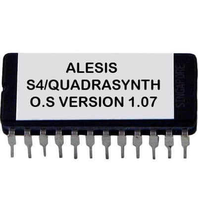 Alesis S4/QuadraSynth firmware upgrade OS V 1.07 Final S4 eprom update rom