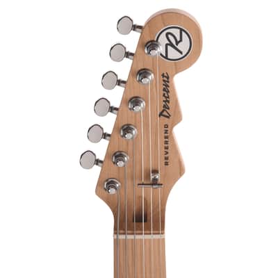 Reverend Descent Baritone Electric Guitar Army Green image 6