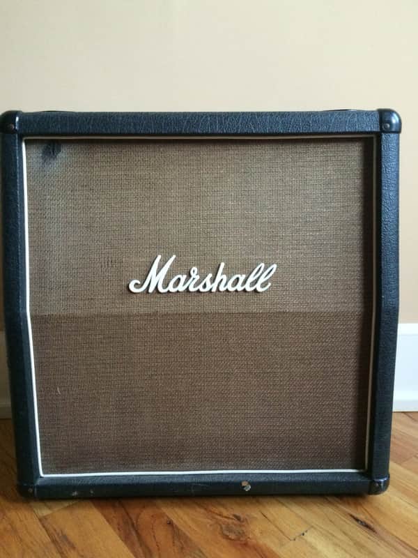 Vintage Marshall 1965A 4x10" Cabinet 8 Ohm Tan Grill Cloth - Nice ! image 1