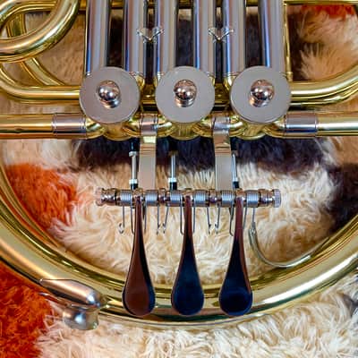 Used Jupiter JHR-752 Single French Horn 3 Valve With Case Plays Great/See Video image 5