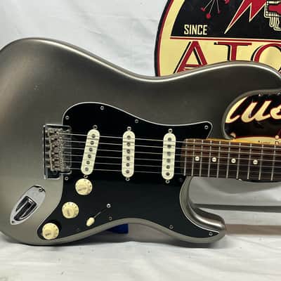 Fender American Professional II Stratocaster Strat Electric Guitar - Mercury image 2