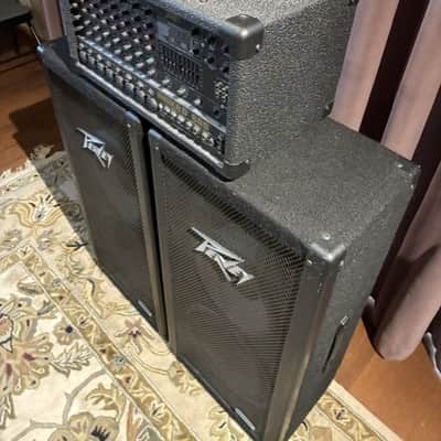 Peavey XRD680 Powered Mixer 1996 with 1210 DL Speakers image 5