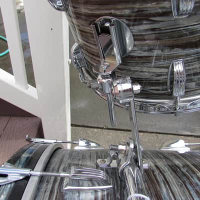 Ludwig PRE-SERIAL BLUE OYSTER PEARL 1963 SET image 9