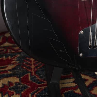 Hofner 176 Deluxe 1960s - Ruby Shaded w white headstock image 6