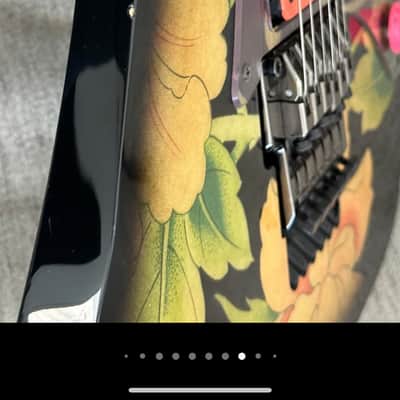 AUTOGRAPHED Ibanez JEM77-FP Steve Vai Signature 1988 - 2004 - Floral Pattern image 13