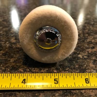 Ludwig Parts L1286 Hard Felt Speed King Bass Drum Pedal Beater image 2