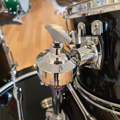 Drum Kits - Yamaha Recording Custom 14x24 9x13 15x16 (Solid Black) image 6