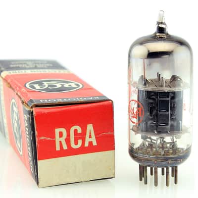 1965 RCA JRC 5751W1  5751 (12AX7A) Black Plate NOS? Vacuum Tube image 4