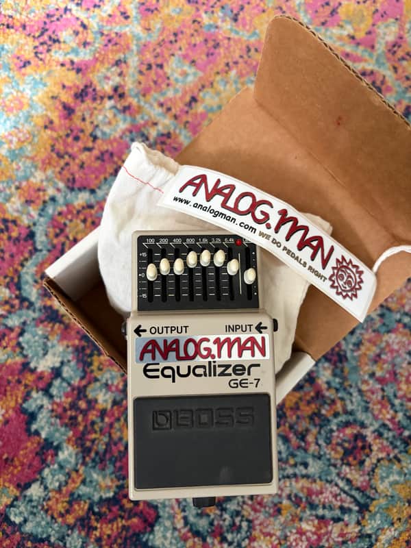 Analogman Boss GE-7 Equalizer with Mod 2008 - 2020 - Grey image 1