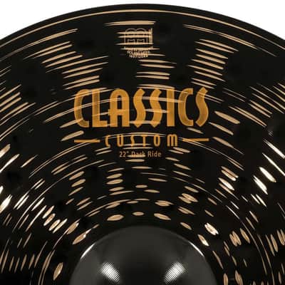 Meinl Classics Custom Dark Dark Ride Cymbal 22" image 3