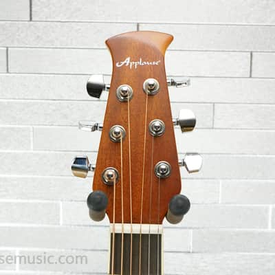 Ovation AB24-5S Applause Standard Mid-Depth Acoustic Guitar - Black Satin image 15
