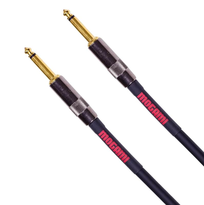 Mogami OD GTR-03 Overdrive Guitar Instrument Cable, 1/4" TS Male Plugs, Gold Contacts, Straight Connectors, 3 Foot image 1