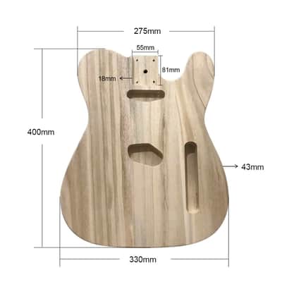 Electric Guitar DIY Electric Maple Guitar Body For TL Style Telecaster Guitar image 8