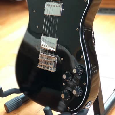 Squier Telecaster Custom HH Black with upgrades image 3