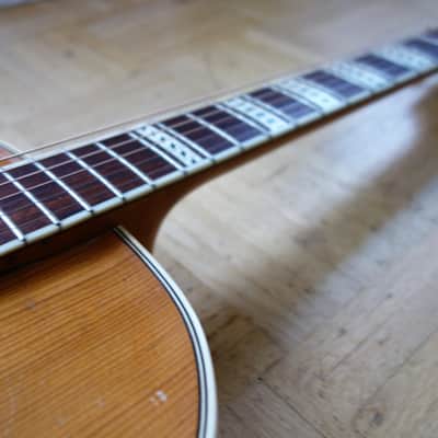 Fasan solid top archtop guitar ~1959 - natural - rare German vintage image 4
