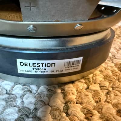 Celestion T3904 Vintage 30 12" 60W 16 Ohm Speaker 2010s - Black image 6