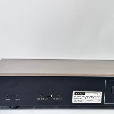TEAC TT-2 Audio Program Timer For AV Stereo Amplifier Vintage 1980s Silver image 8