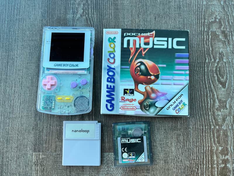 8bit bundle, Nanoloop One and Pocket Music. And custom Gameboy