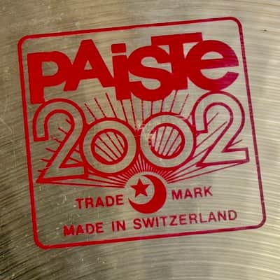 13” Paiste 2002 MEDIUM Hihats 811g 1111g image 5