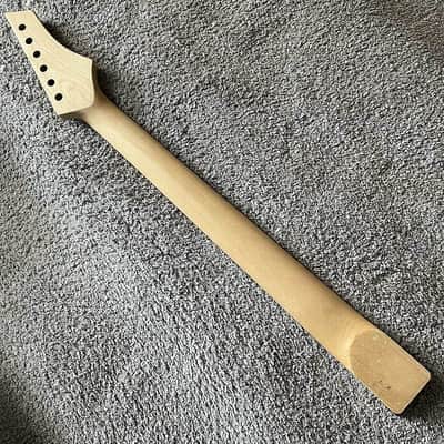 Left Handed Guitar Maple Wood Neck, 24 Frets Rosewood Fingerboard image 9