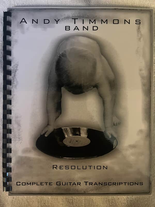 Andy Timmons Band - Resolution - Guitar tab / tablature Book Autographed image 1