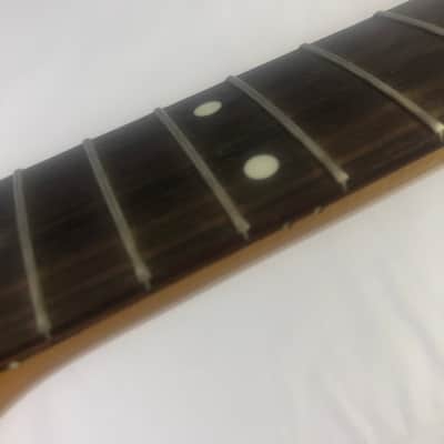 Lefty Vintage 1986 Fender MIJ Japan ST-362 Strat Squier Maple Dark Rosewood Neck Pencil Dated 7-1-86 image 12