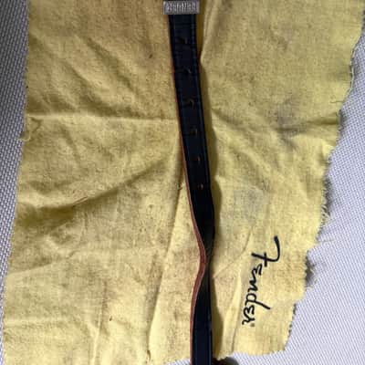 Fender Leather strap original 1965 - Black image 8