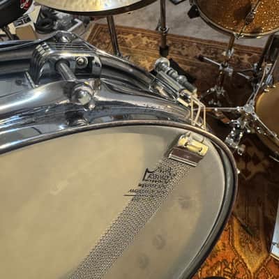 Ludwig No. 405 Aluminum Piccolo 3x13" 6-Lug Snare Drum with Keystone Badge 1968 - 1969 Chrome-Plated image 12
