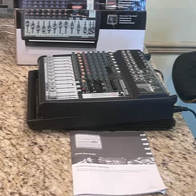 Behringer Europower PMP500 500-Watt 12-Channel Powered Mixer with Multi-Effects Processor 2000s - Dark Gray image 12