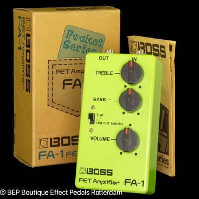 【希少】BOSS FET Amplifier FA-1 BOSS FA-1 FET Amplifier 1988 Guitar Pedal Pre AMP Made in Japan