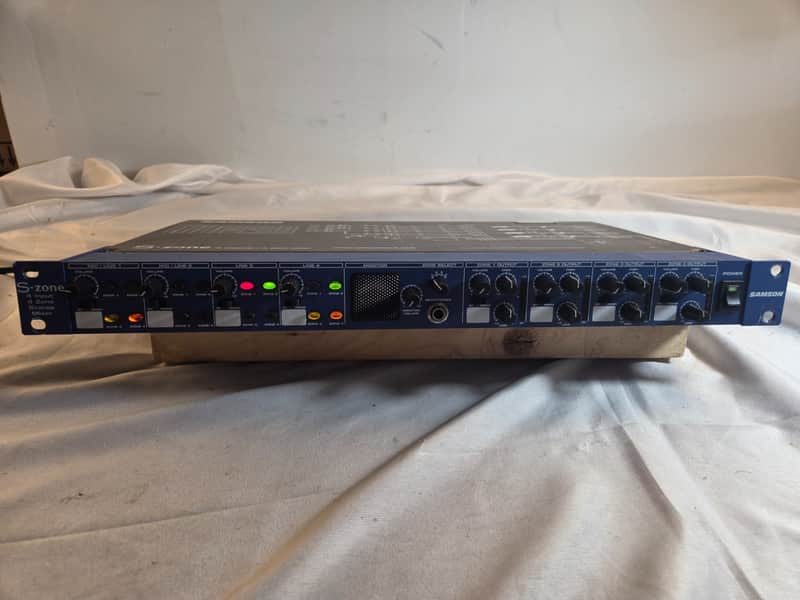 Samson S-zone 4 Input 4 Zone Stereo Mixer Rackmount Commercial Audio Works image 1