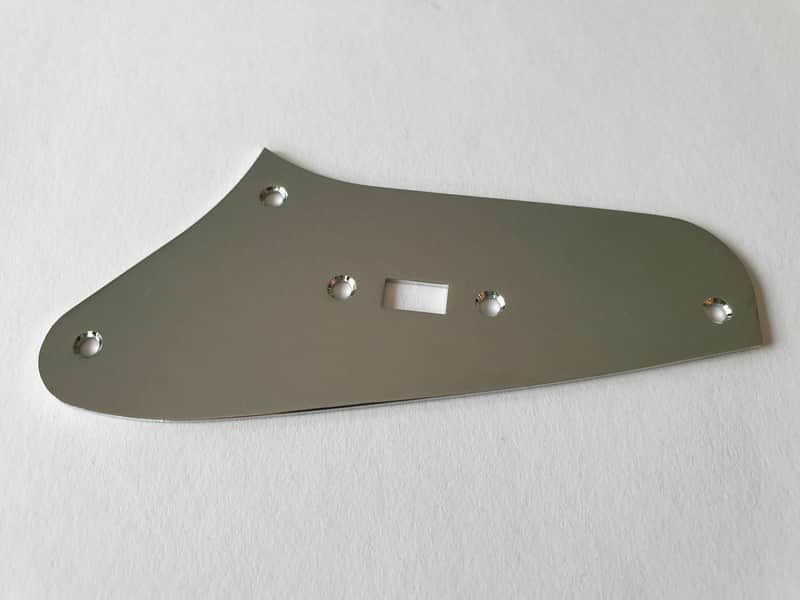 American professional Jaguar guitar upper control plate chrome for a mini switch image 1