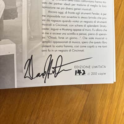 FENDER 75 book Dave Hunter limited edition (ITA) image 5
