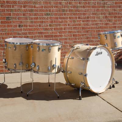 Ludwig Classic Maple Kit in Natural Maple - Bonham Sizes 14 x 10", 16 x 16", 18 x 16", 26 x 14" image 2