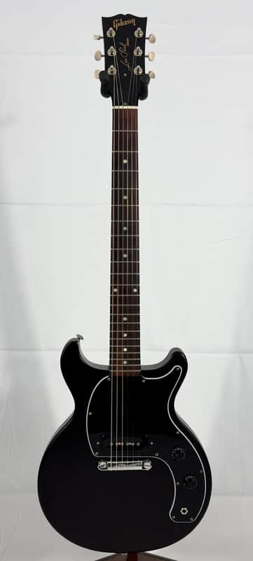 Gibson Les Paul Jr Double Cut DC Tribute 2019 - Ebony Satin image 1