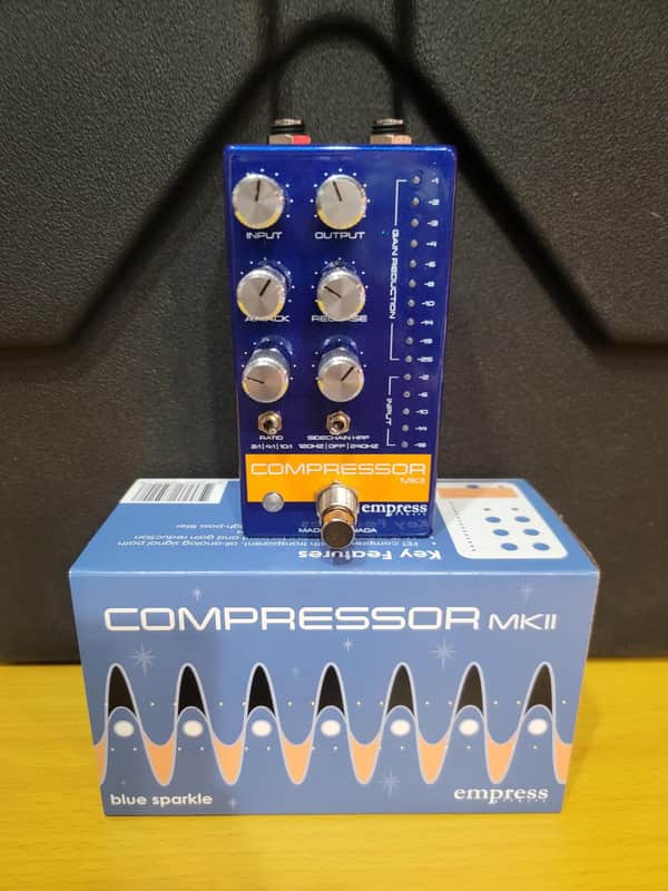 Empress Effects Guitar Compressor MKII Pedal - Blue | Reverb