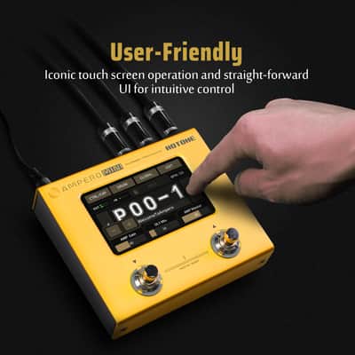 Hotone Ampero Mini MP-50 Guitar Bass Amp Modeling IR Cabinets Simulation Multi Language Multi-Effects with Expression Pedal Stereo OTG USB Audio Interface(U.S. domestic inventory) image 5