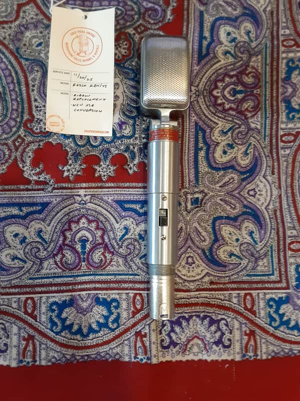 Reslo RBH/TS Ribbon microphone (Serviced by Cole Picks Vintage)