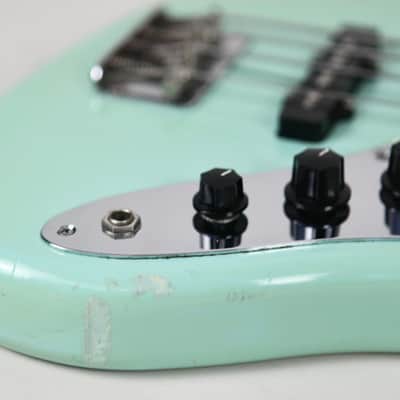 Fender Japan JB62M Pro-Feel Medium Scale Jazz Bass 1993-94 Sonic Blue SBL MIJ image 6