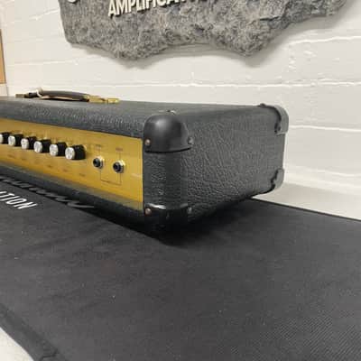 Marshall 1976 JMP Lead & Bass 100w Solid State Head Model #2195 Black image 3