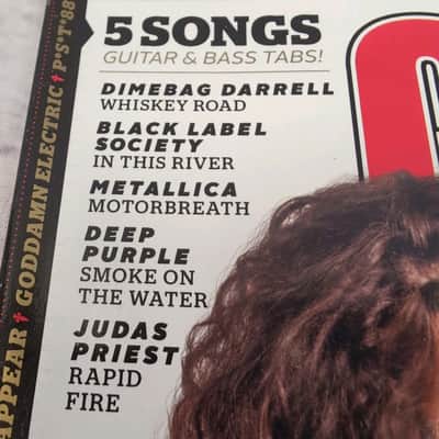Guitar World February 2015 | Dimebag Darrel Tribute 10 Years Gone Magazine image 2