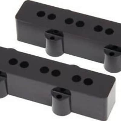 Fender Pickup Covers Pure Vintage Jazz Bass  Black (2) image 2