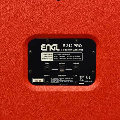 Engl E633 EE212VB Pro-40th Fireball 25 40th Anniversary 2-Channel 25-Watt Guitar Amp Head + Cabinet from 2024 in racing Red Bild 8