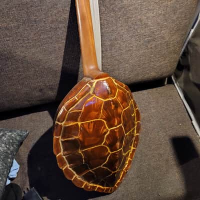 South Pacific Tortoise Shell 6 String Vintage Antique Guitar Made In1944 image 4