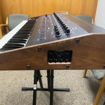 Oberheim OB-8 61-Key 8-Voice Synthesizer 1983 - Blue with Wood Sides image 3