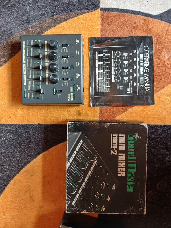 Sound Master Mm2 mini mixer 80s - Black image 1