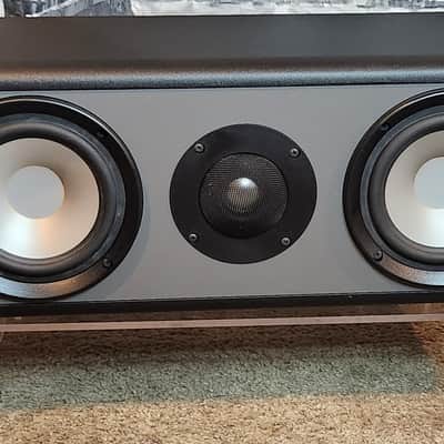 Yamaha Yamaha NS-AC40X 2-way acoustic suspension center channel speaker 90s  - Black veneer image 2